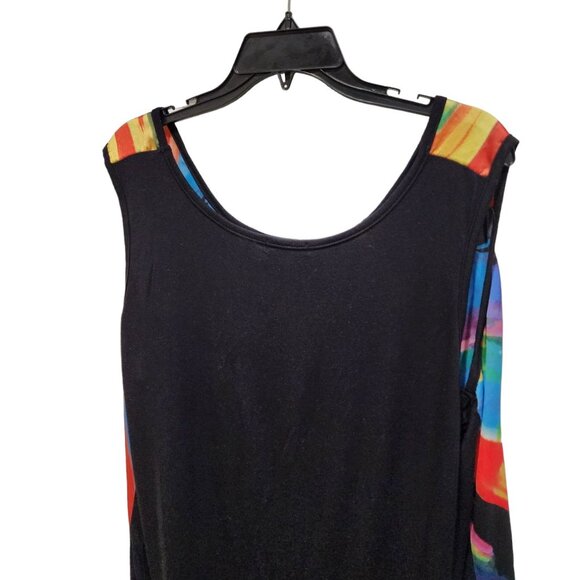 Cha Cha Vente Tank Top Women's Size 2X Colorful Sleeveless Blouse - Picture 11 of 11